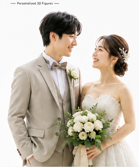 結婚式の思い出を表すコンセプト写真